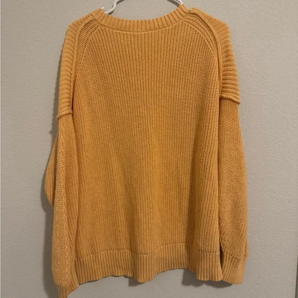 American Eagle Outfitters Knit Sweater Orange - Picture 5 of 5